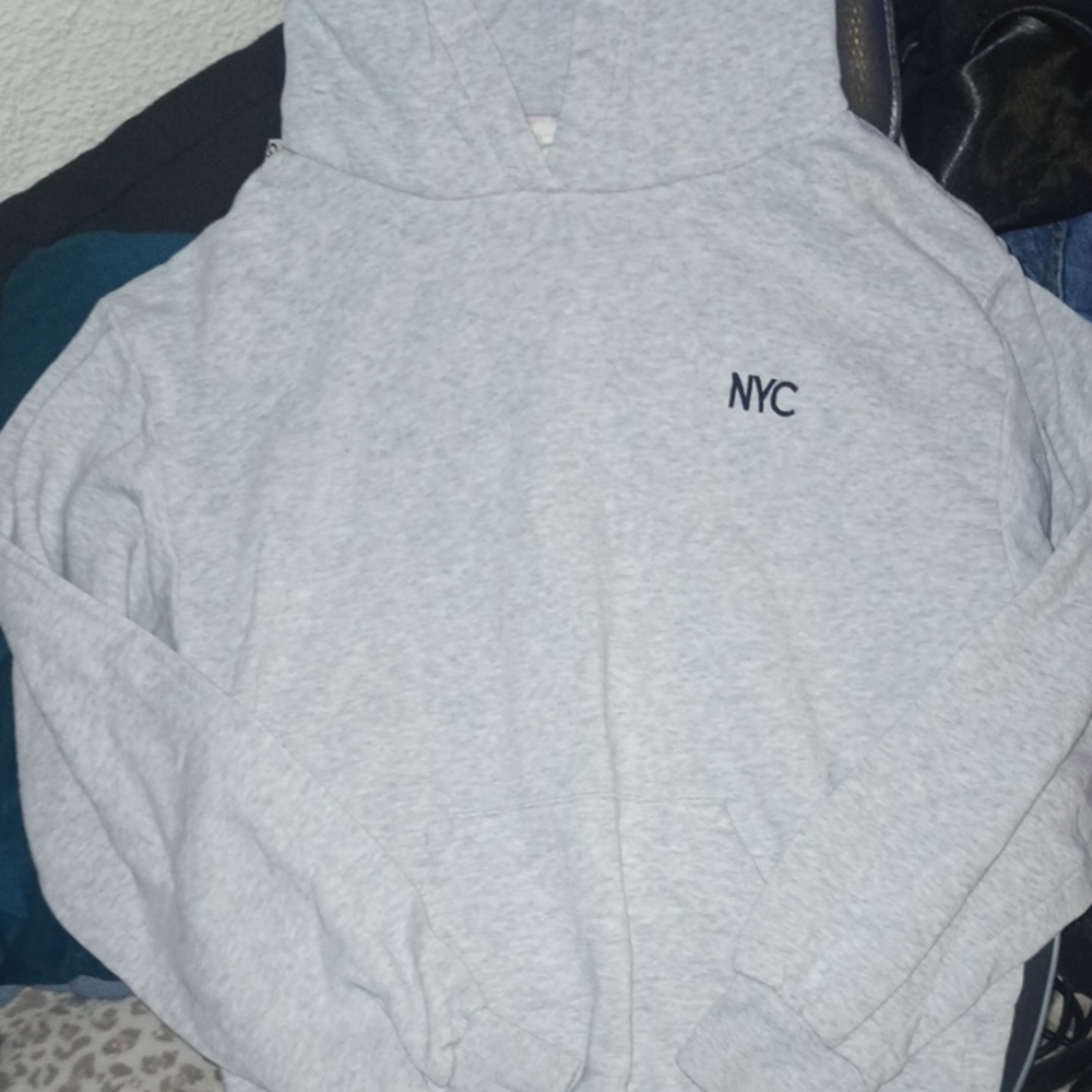 H&M Gray NYC Hoodie